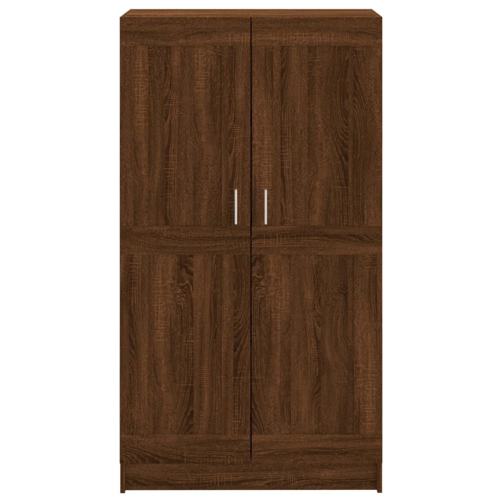 Book Cabinet Brown Oak 82.5x30.5x150 cm Engineered Wood