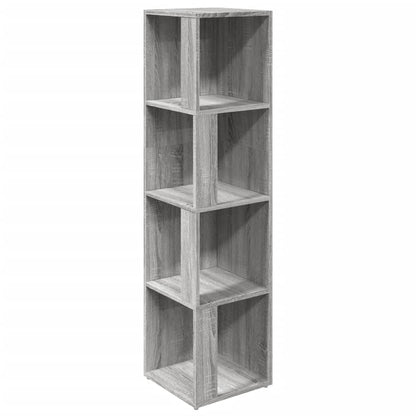 Corner Cabinet Grey Sonoma 33x33x132 cm Engineered Wood