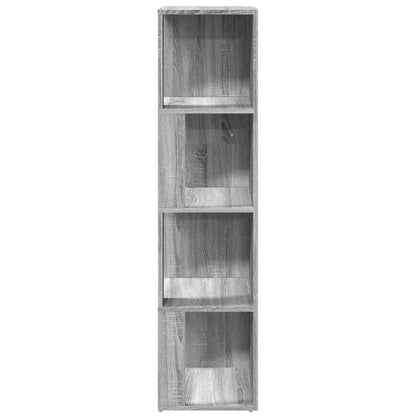 Corner Cabinet Grey Sonoma 33x33x132 cm Engineered Wood