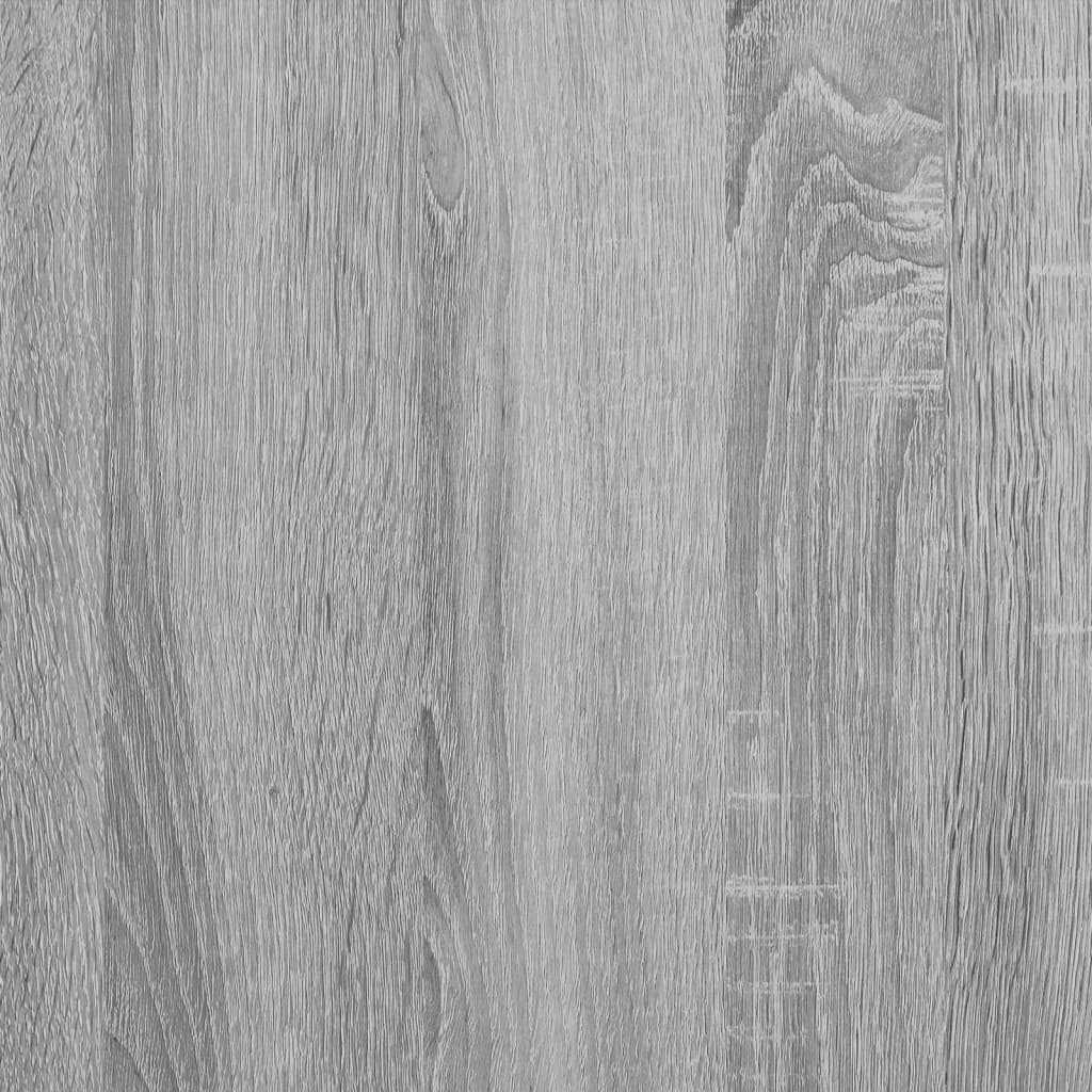 Corner Cabinet Grey Sonoma 33x33x132 cm Engineered Wood