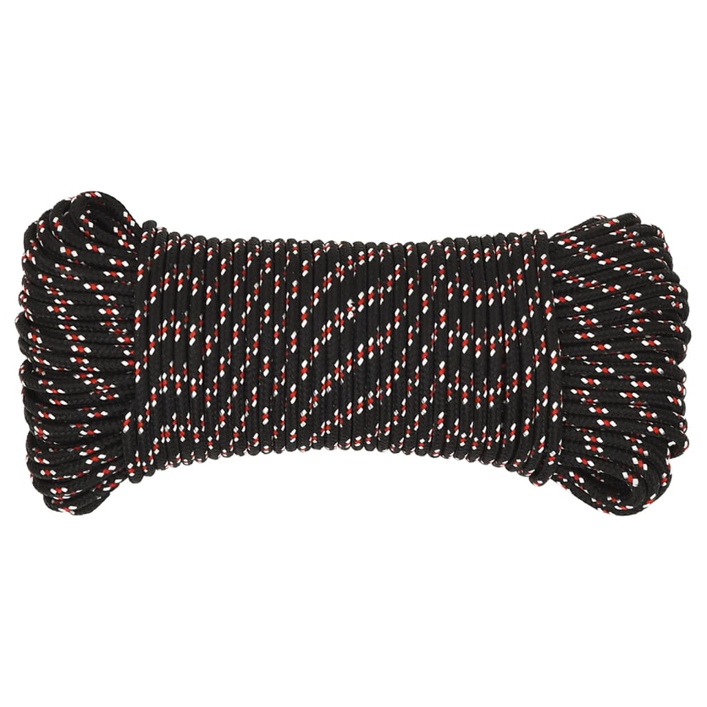 Boat Rope Black 5 mm 25 m Polypropylene