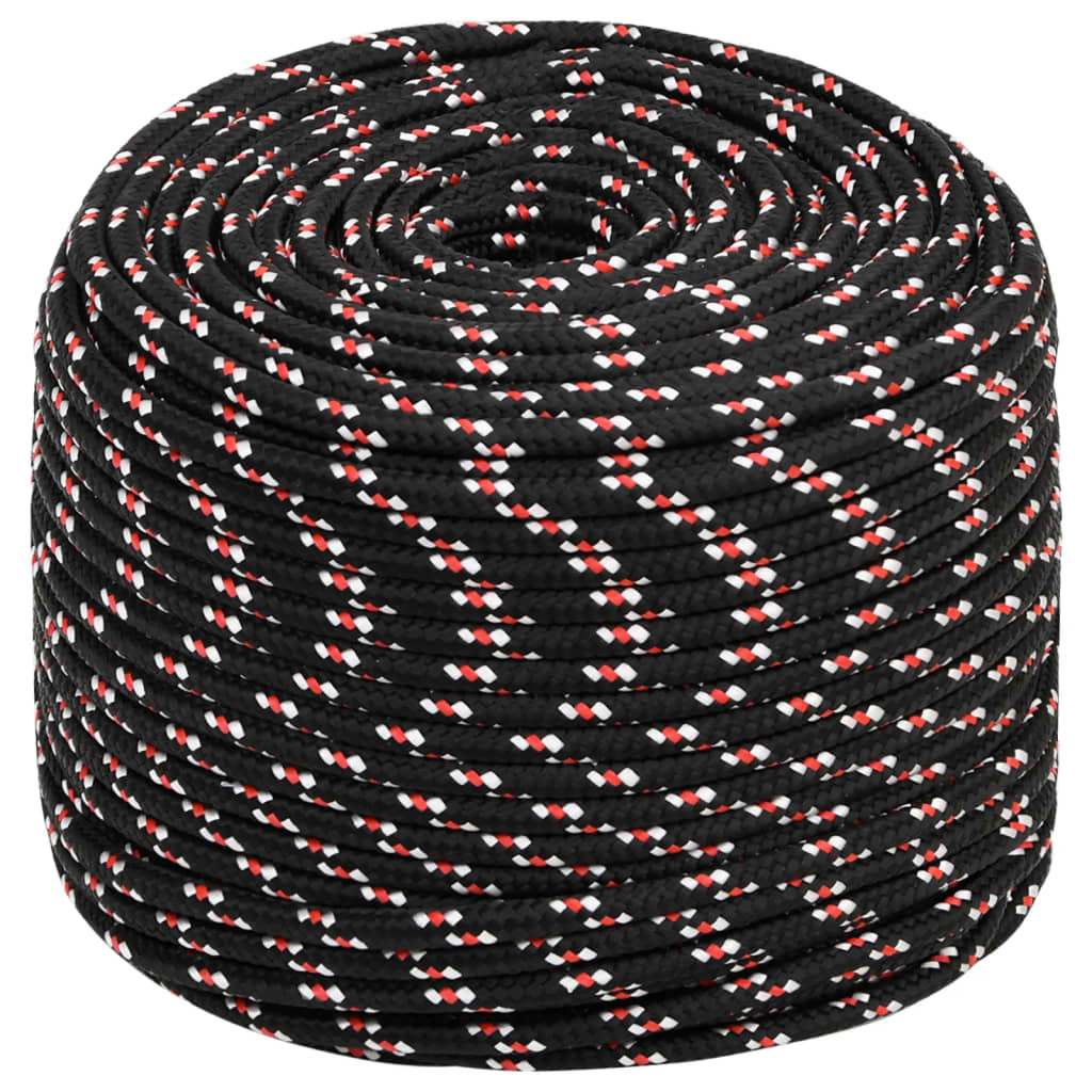 Boat Rope Black 8 mm 50 m Polypropylene