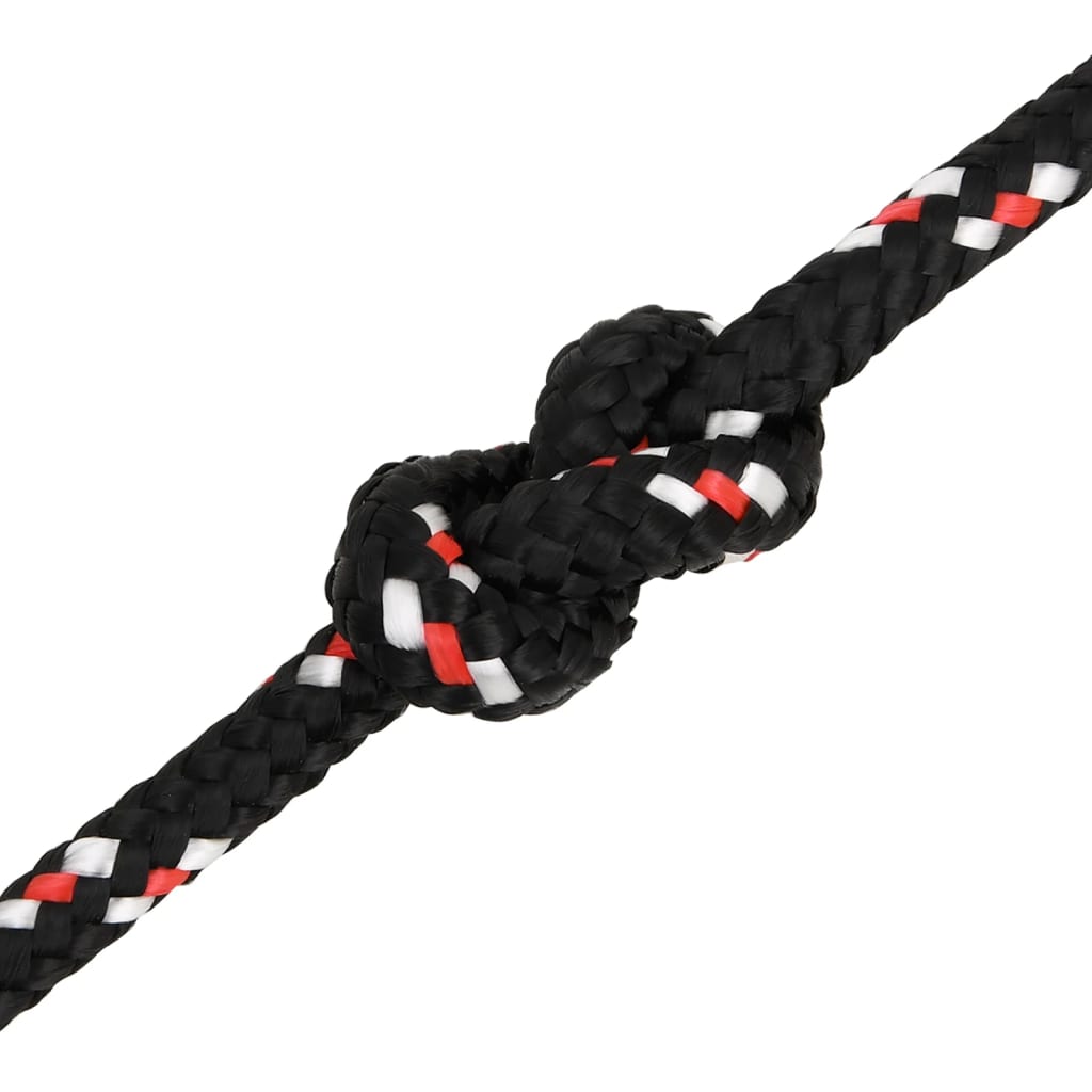 Boat Rope Black 8 mm 50 m Polypropylene