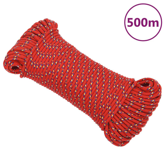 Boat Rope Red 5 mm 500 m Polypropylene