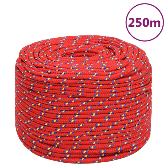 Boat Rope Red 6 mm 250 m Polypropylene