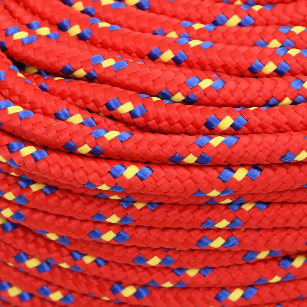 Boat Rope Red 8 mm 50 m Polypropylene