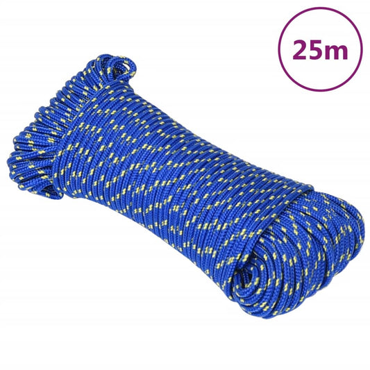 Boat Rope Blue 5 mm 25 m Polypropylene