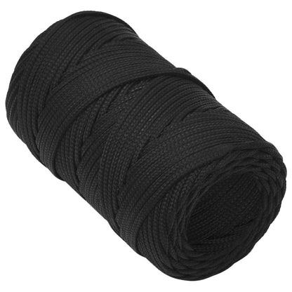 Boat Rope Full Black 2 mm 250 m Polypropylene