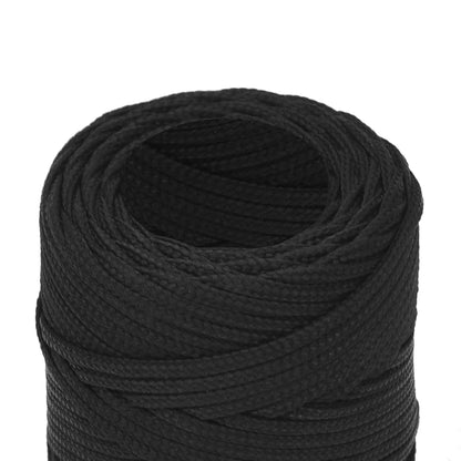 Boat Rope Full Black 2 mm 250 m Polypropylene