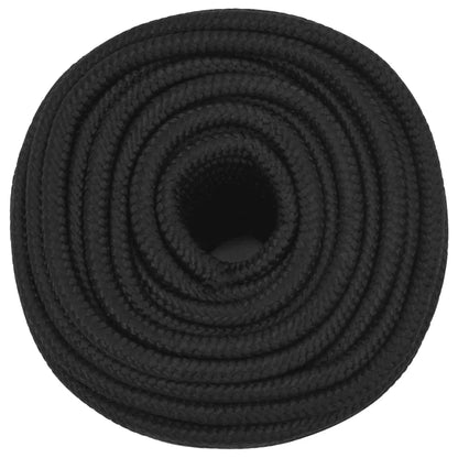 Boat Rope Full Black 14 mm 50 m Polypropylene