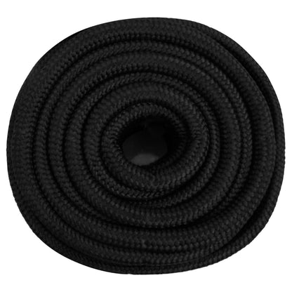 Boat Rope Full Black 20 mm 50 m Polypropylene