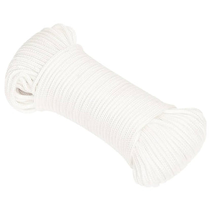 Boat Rope Full White 4 mm 50 m Polypropylene