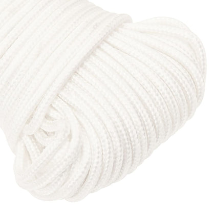 Boat Rope Full White 4 mm 50 m Polypropylene