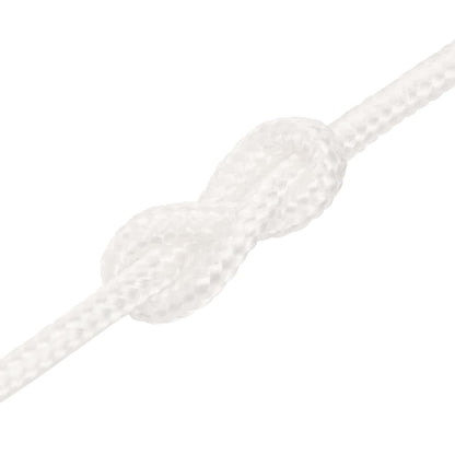 Boat Rope Full White 4 mm 50 m Polypropylene