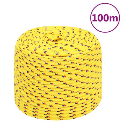 Boat Rope Yellow 6 mm 100 m Polypropylene