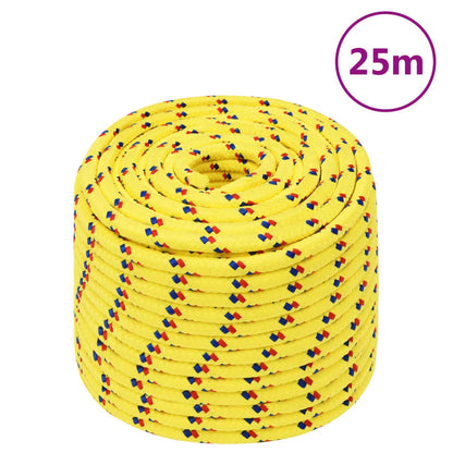 Boat Rope Yellow 12 mm 25 m Polypropylene