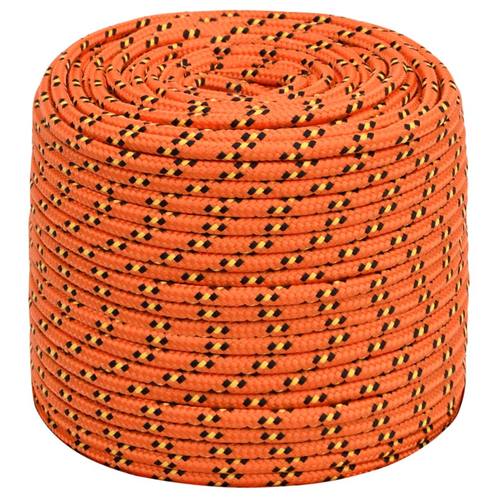 Boat Rope Orange 6 mm 25 m Polypropylene