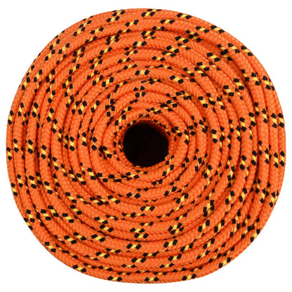 Boat Rope Orange 8 mm 50 m Polypropylene