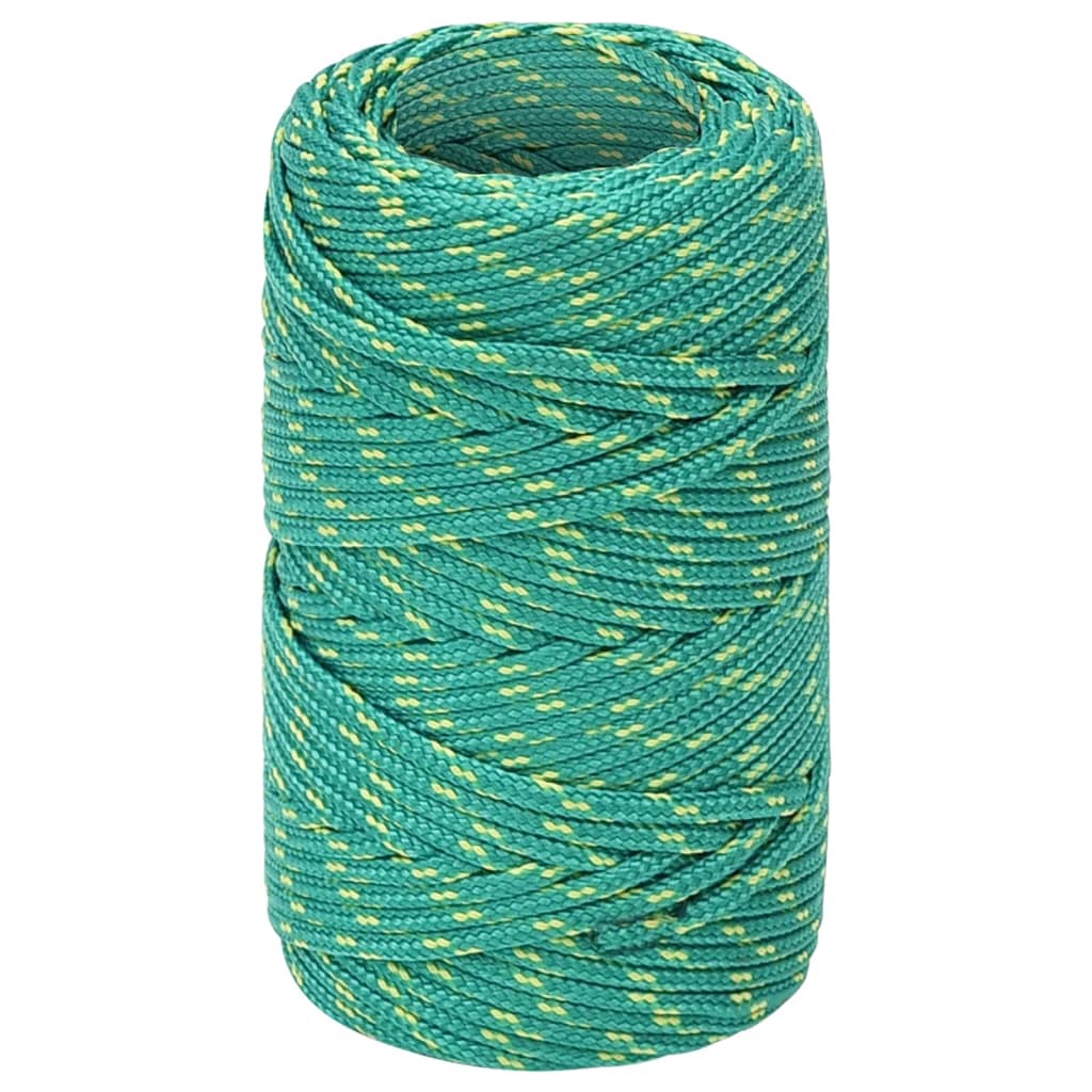 Boat Rope Green 2 mm 250 m Polypropylene