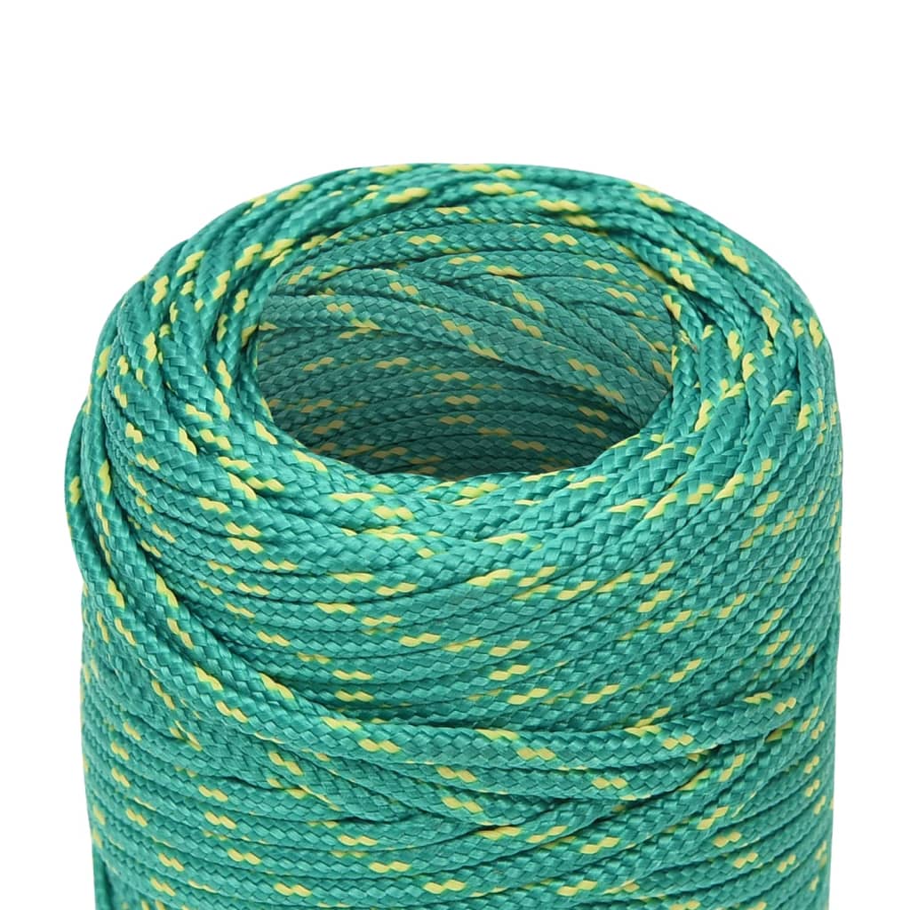 Boat Rope Green 2 mm 250 m Polypropylene