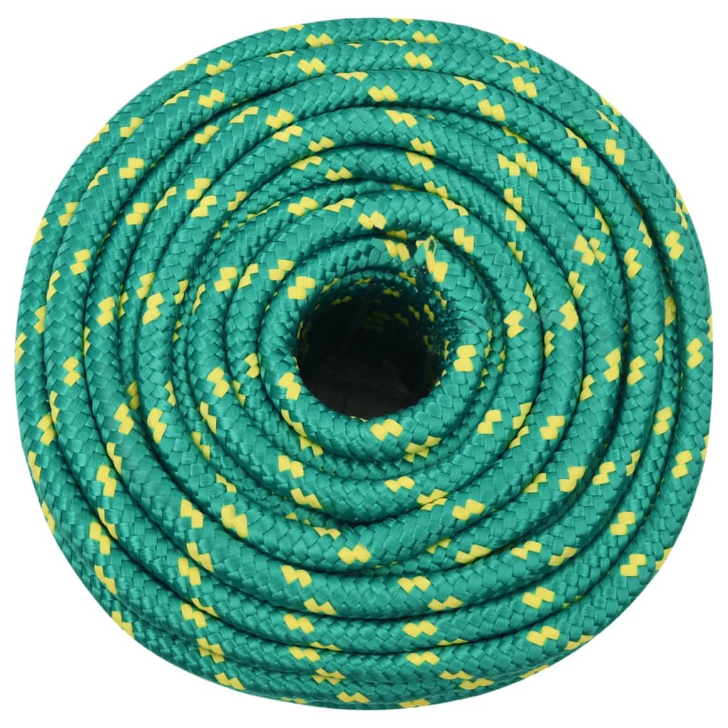 Boat Rope Green 12 mm 25 m Polypropylene