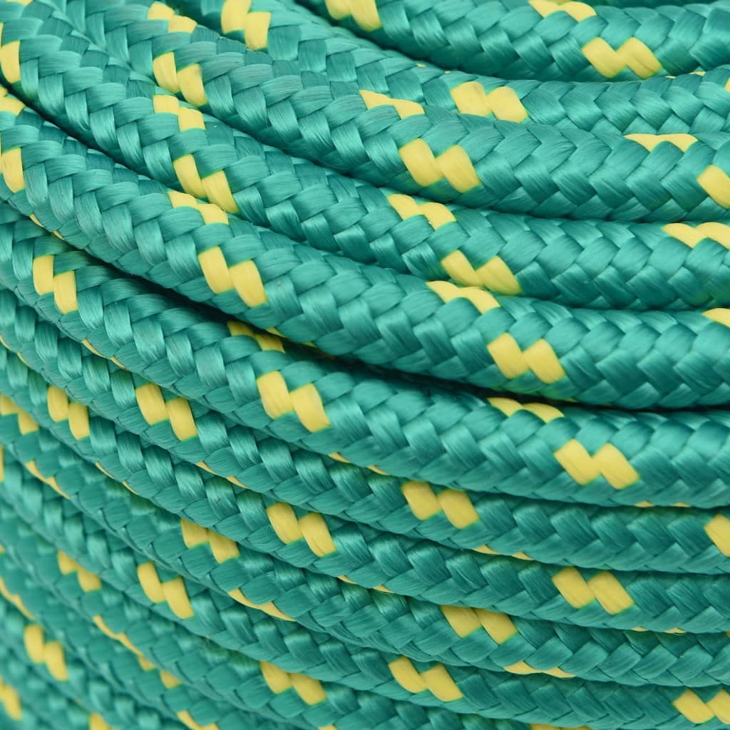 Boat Rope Green 12 mm 25 m Polypropylene