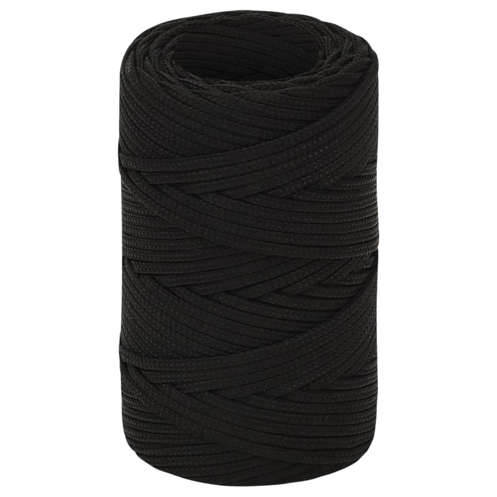 Work Rope Black 2 mm 50 m Polyester