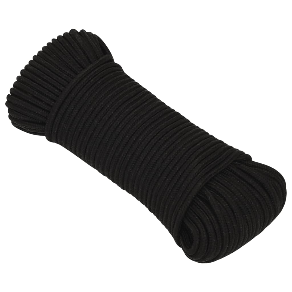 Work Rope Black 3 mm 100 m Polyester