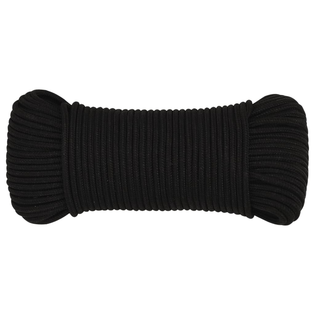 Work Rope Black 3 mm 100 m Polyester