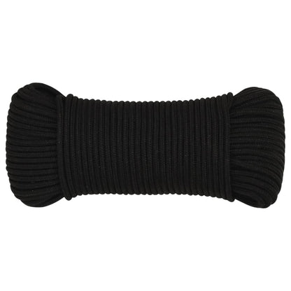 Work Rope Black 5 mm 50 m Polyester