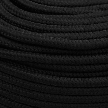 Work Rope Black 6 mm 250 m Polyester