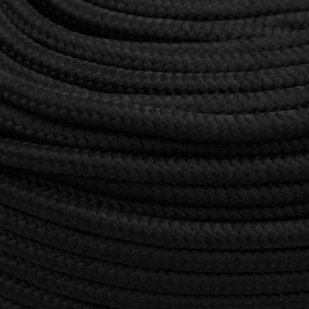 Work Rope Black 6 mm 500 m Polyester