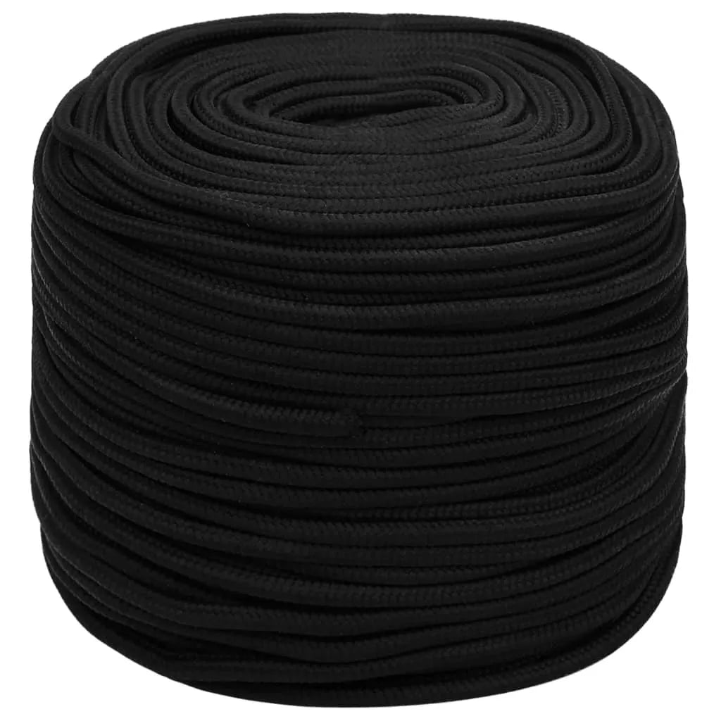 Work Rope Black 10 mm 50 m Polyester