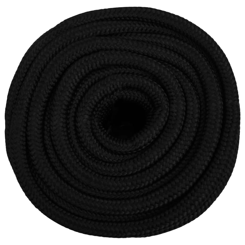 Work Rope Black 18 mm 25 m Polyester