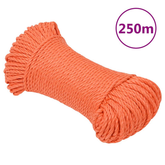 Work Rope Orange 3 mm 250 m Polypropylene