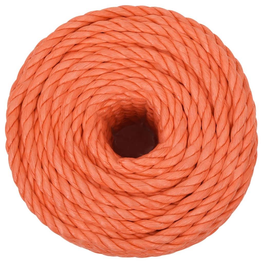 Work Rope Orange 10 mm 25 m Polypropylene