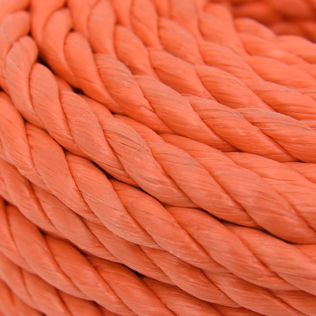 Work Rope Orange 10 mm 25 m Polypropylene