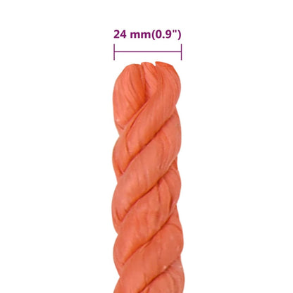 Work Rope Orange 24 mm 25 m Polypropylene