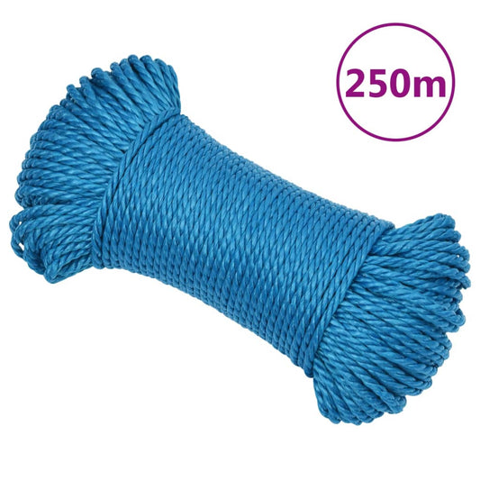 Work Rope Blue 8 mm 250 m Polypropylene