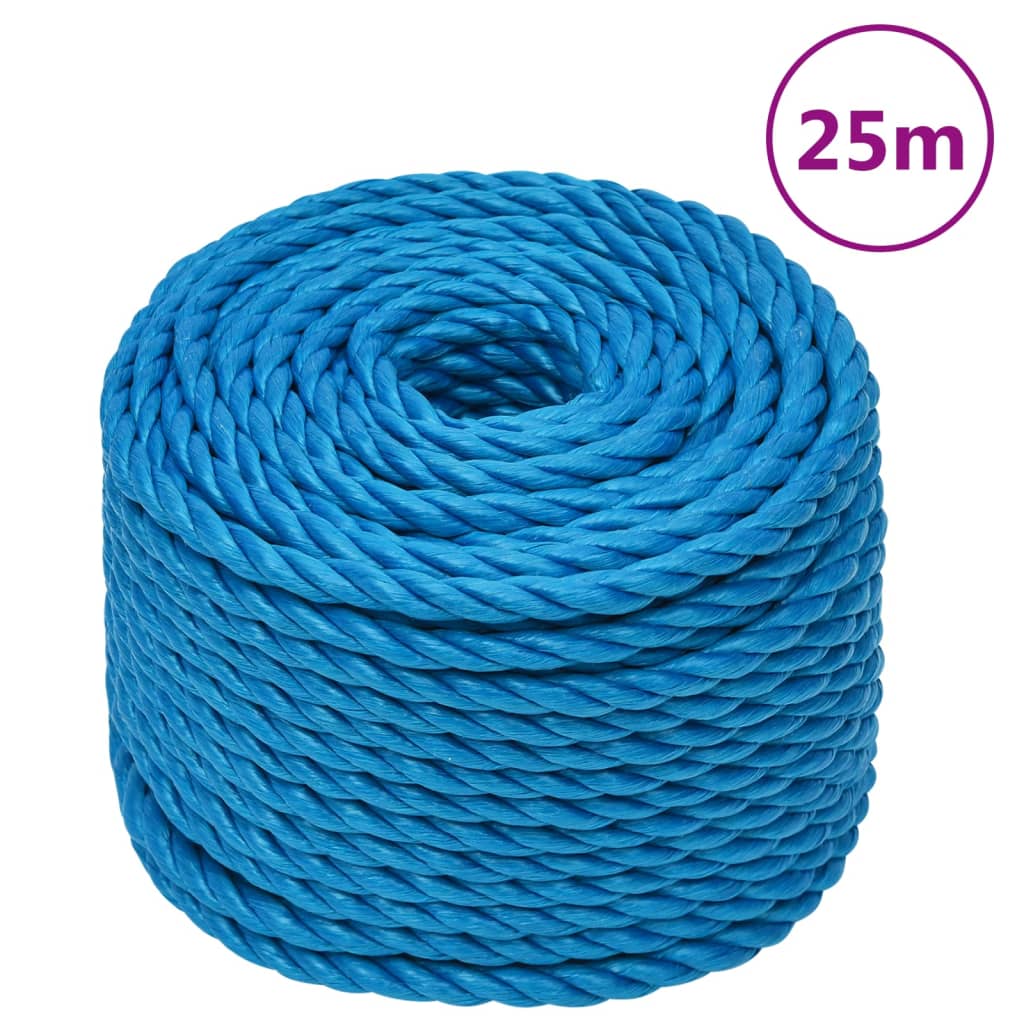 Work Rope Blue 10 mm 25 m Polypropylene