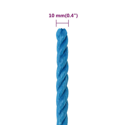 Work Rope Blue 10 mm 25 m Polypropylene