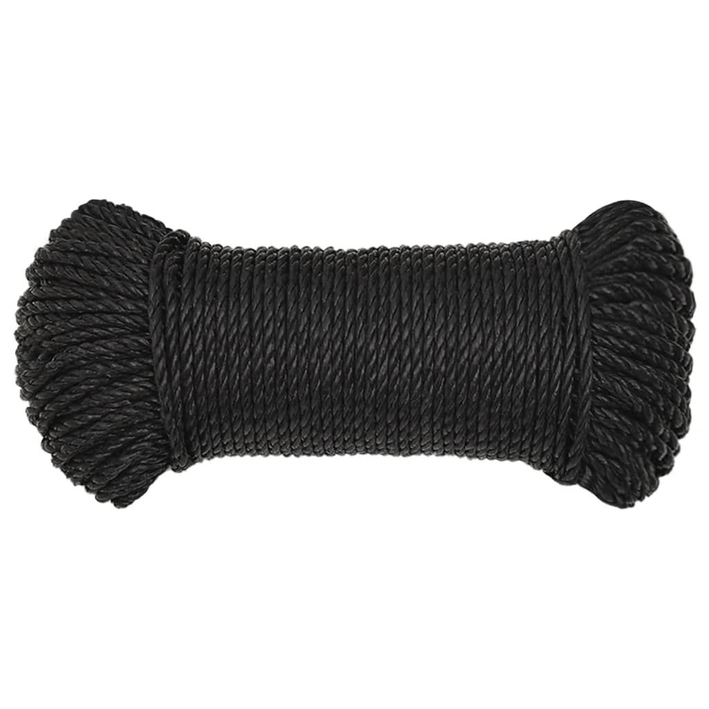 Work Rope Black 3 mm 250 m Polypropylene