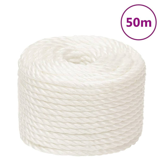 Work Rope White 10 mm 50 m Polypropylene