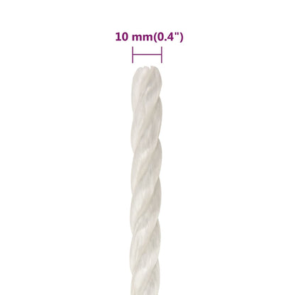 Work Rope White 10 mm 50 m Polypropylene