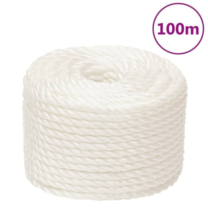 Work Rope White 10 mm 100 m Polypropylene