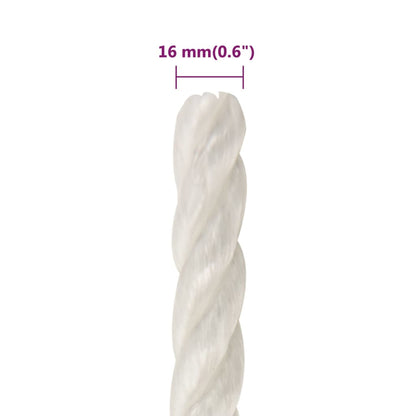 Work Rope White 16 mm 50 m Polypropylene