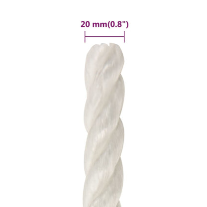 Work Rope White 20 mm 25 m Polypropylene