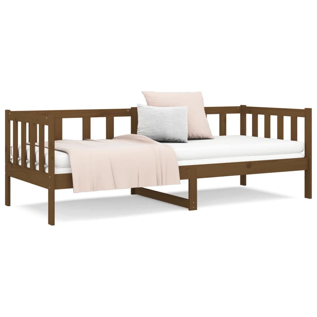 Day Bed without Mattress Honey Brown 80x200 cm Solid Wood Pine