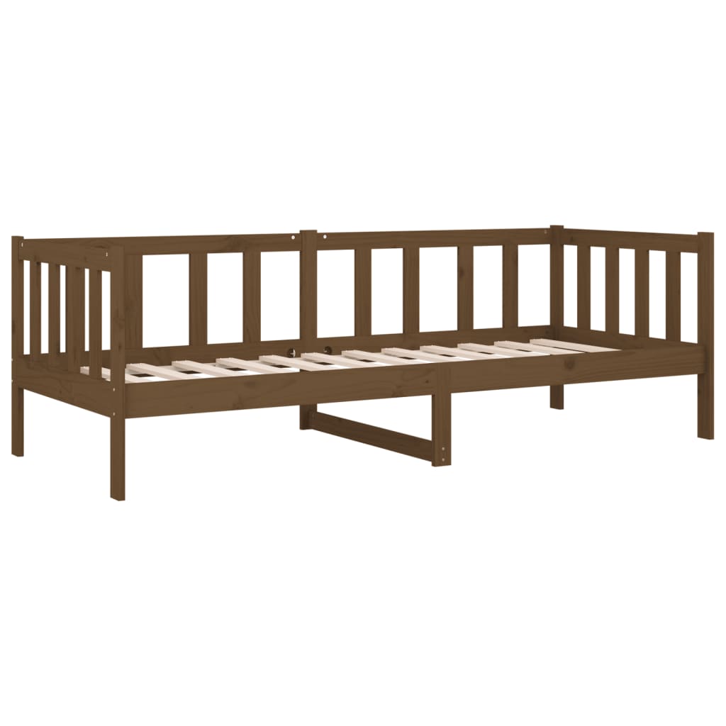 Day Bed without Mattress Honey Brown 80x200 cm Solid Wood Pine