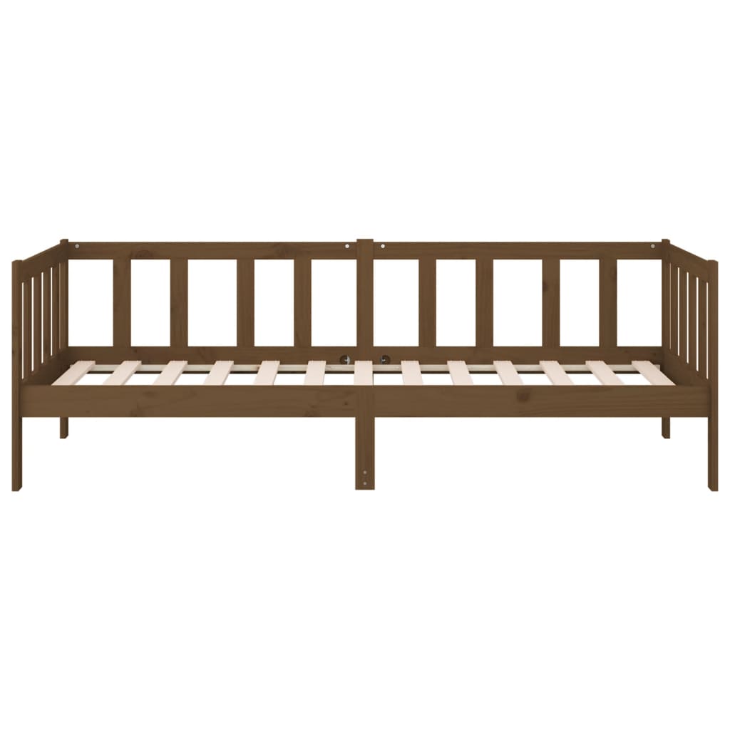 Day Bed without Mattress Honey Brown 80x200 cm Solid Wood Pine